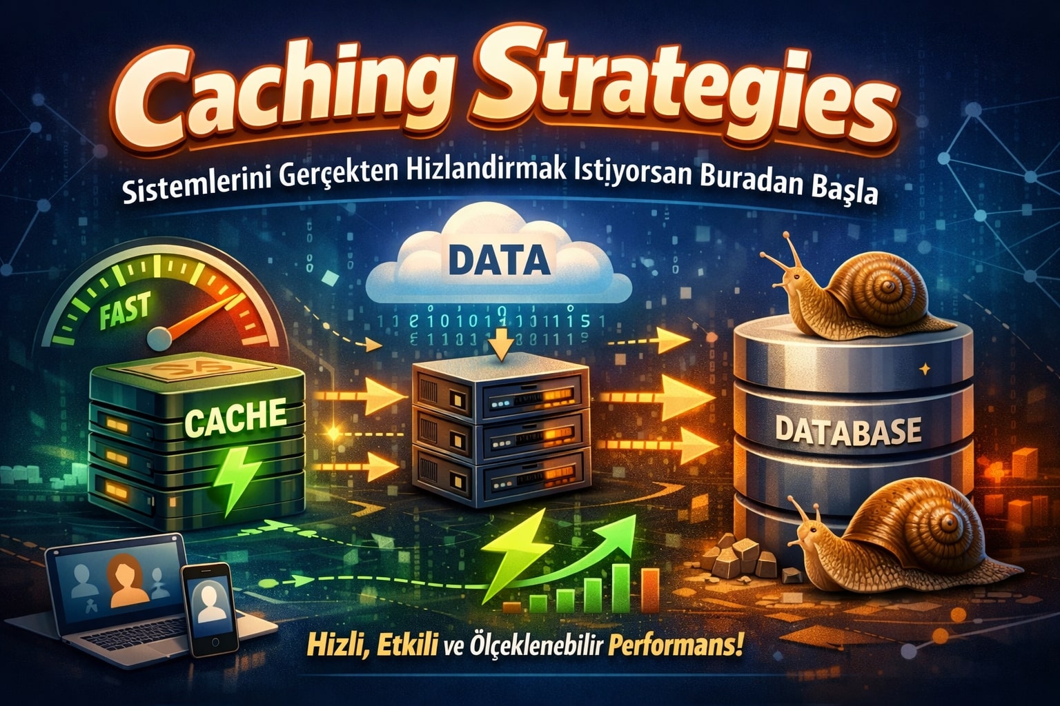 Caching Stratejileri: Sistemlerini Gerçekten Hızlandırmak İstiyorsan Buradan Başla