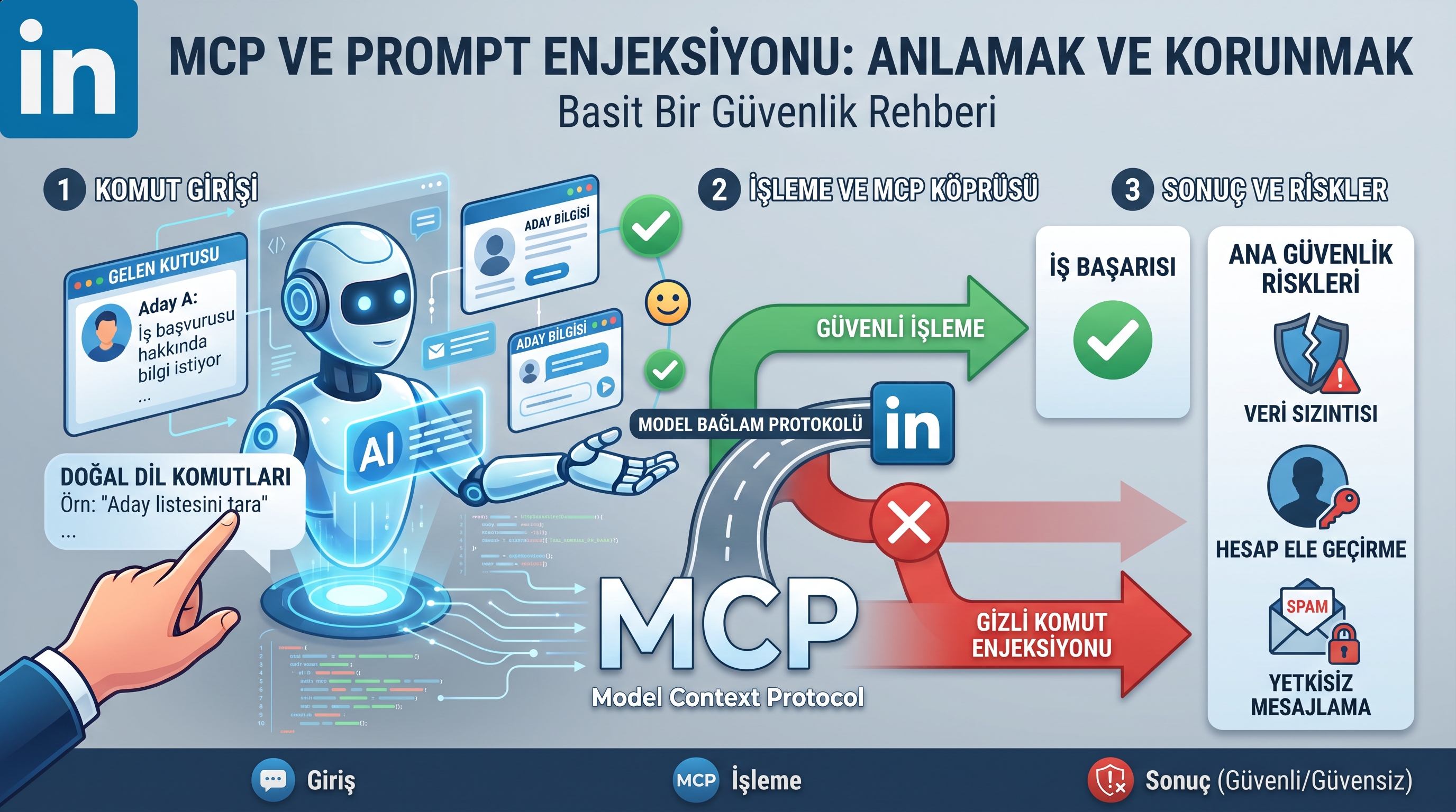 Gelen kutusu, özel veri ve mesaj gönderme bir araya gelince